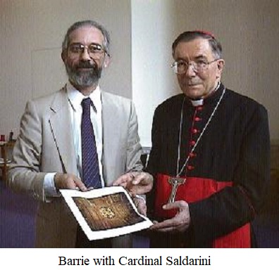 Barrie with Cardinal Saldarini